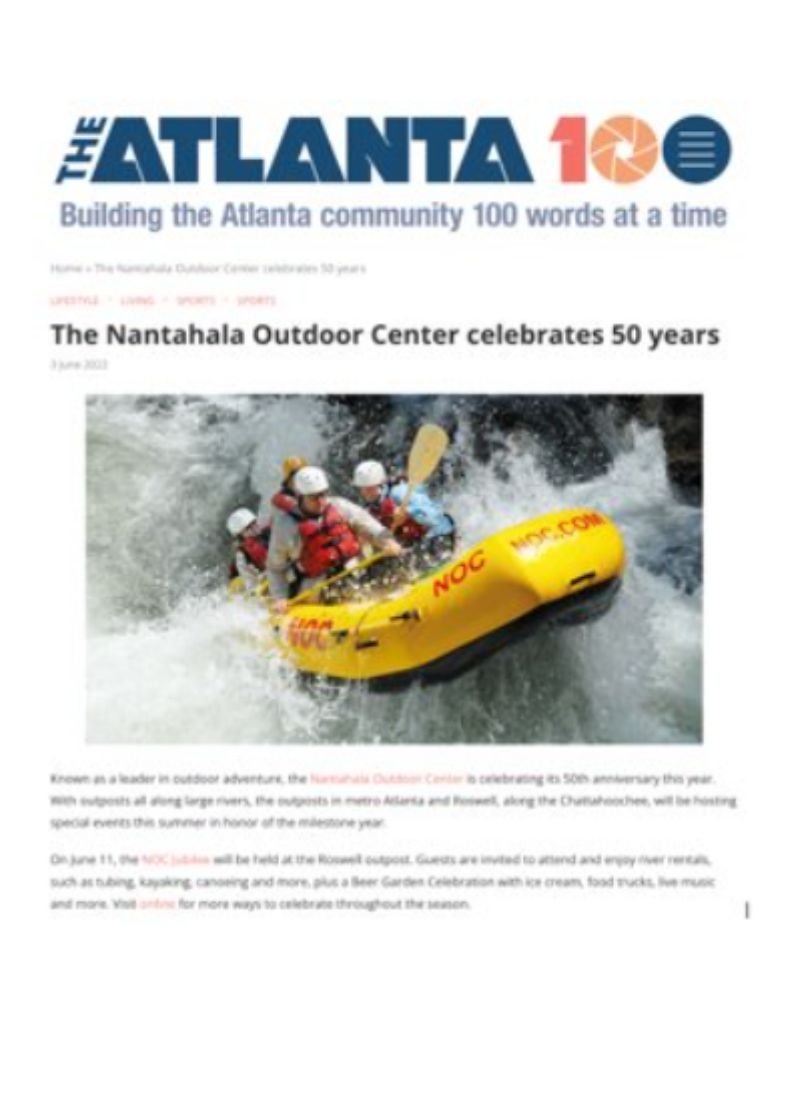 Atlanta 100 - Nantahala Outdoor Center